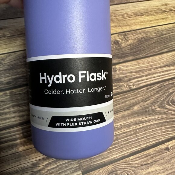 NWT HydroFlask 24oz Wide Flex Cap *Never Used* (Lupine) - Picture 3 of 12